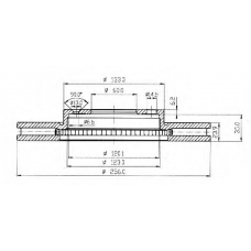 BDC4813 QUINTON HAZELL Тормозной диск