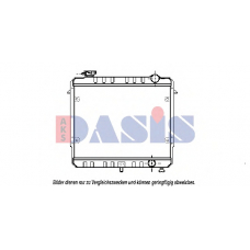 520042N AKS DASIS Радиатор, охлаждение двигателя
