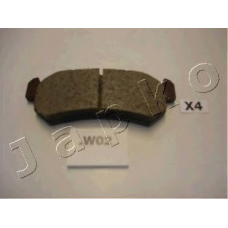 51W02 JAPKO Комплект тормозных колодок, дисковый тормоз
