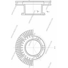 T330A121 NPS Тормозной диск