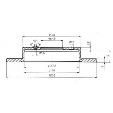 BDC3574 QUINTON HAZELL Тормозной диск