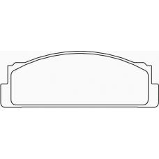 T0616-ECO PAGID Комплект тормозных колодок, дисковый тормоз