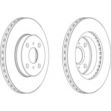 DDF881-1 FERODO Тормозной диск