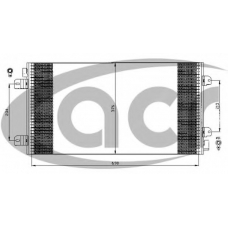 300530 ACR Конденсатор, кондиционер