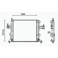 RM0203 EQUAL QUALITY Радиатор, охлаждение двигателя