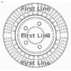 FBD1551 FIRST LINE Тормозной диск
