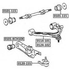 0101-KCH10X ASVA Подвеска, рычаг независимой подвески колеса