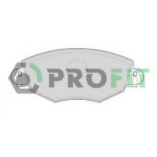 5000-1425 PROFIT Комплект тормозных колодок, дисковый тормоз