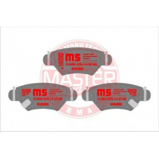 13-0460-3976-2-C-SET MASTER-SPORT Комплект тормозных колодок, дисковый тормоз