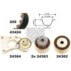 23424 MAPCO Комплект ремня грм