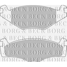 BBP1420 BORG & BECK Комплект тормозных колодок, дисковый тормоз