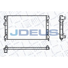 RA0300360 JDEUS Радиатор, охлаждение двигателя