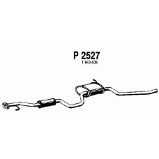 P2527 FENNO Средний глушитель выхлопных газов