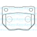 BP-6603 KAVO PARTS Комплект тормозных колодок, дисковый тормоз