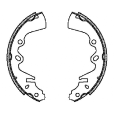 MFR110 MINTEX Комплект тормозных колодок