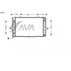 VO2093 AVA Радиатор, охлаждение двигателя