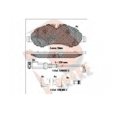 RB2217 R BRAKE Комплект тормозных колодок, дисковый тормоз