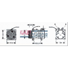 8404461 KUHLER SCHNEIDER Компрессор, кондиционер