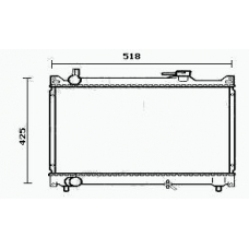 RM0598 EQUAL QUALITY Радиатор, охлаждение двигателя