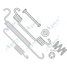 KIT802 APEC Комплектующие, тормозная колодка