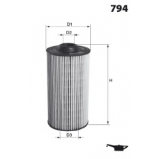 ELH4415 MECAFILTER Масляный фильтр