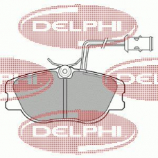 LP598 DELPHI Комплект тормозных колодок, дисковый тормоз
