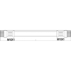 G1900.72 WOKING Тормозной шланг