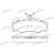 PBP517 PATRON Комплект тормозных колодок, дисковый тормоз