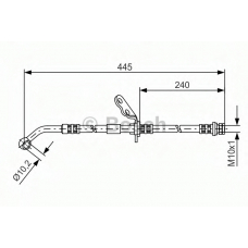 1 987 481 382 BOSCH Тормозной шланг