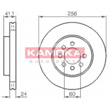 1032194 KAMOKA Тормозной диск