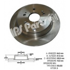 IBP-1491 IPS Parts Тормозной диск