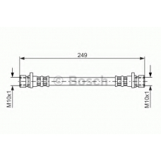 1 987 476 525 BOSCH Тормозной шланг