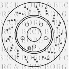 BBD4800 BORG & BECK Тормозной диск
