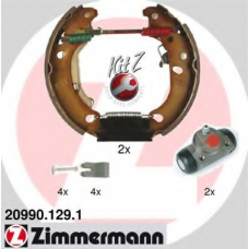 20990.129.1 ZIMMERMANN Комплект тормозных колодок