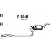 P2548 FENNO Средний глушитель выхлопных газов