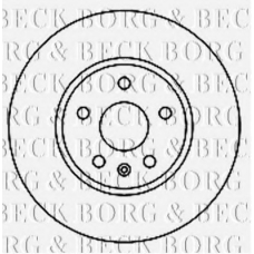 BBD5894S BORG & BECK Тормозной диск