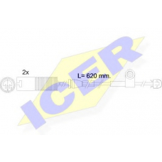 610396 E C ICER Сигнализатор, износ тормозных колодок