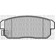 BBP1921 BORG & BECK Комплект тормозных колодок, дисковый тормоз
