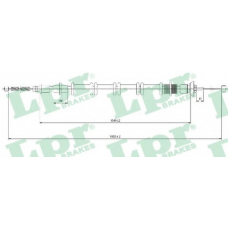 C1689B LPR Трос, стояночная тормозная система