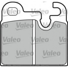 598097 VALEO Комплект тормозных колодок, дисковый тормоз