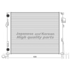 N653-07 ASHUKI Радиатор, охлаждение двигателя