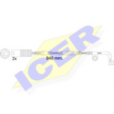 610502 E C ICER Сигнализатор, износ тормозных колодок