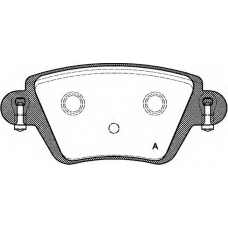 BPA0777.10 OPEN PARTS Комплект тормозных колодок, дисковый тормоз