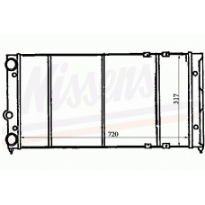 65237 NISSENS Радиатор, охлаждение двигателя