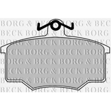 BBP1049 BORG & BECK Комплект тормозных колодок, дисковый тормоз