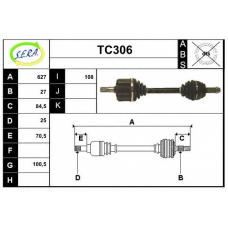 TC306 SERA Приводной вал