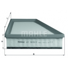LX 1819/2 KNECHT Воздушный фильтр
