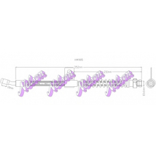 H4905 Brovex-Nelson Тормозной шланг