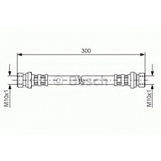 1 987 476 992 BOSCH Тормозной шланг