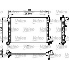 731617 VALEO Радиатор, охлаждение двигателя
